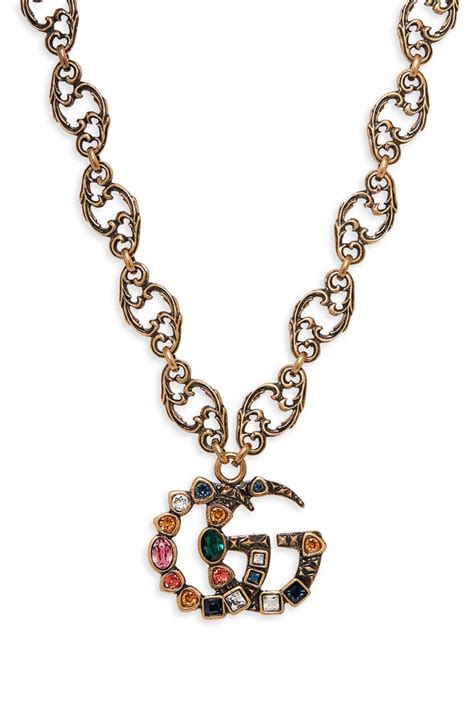 gucci necklace ladies|nordstrom Gucci necklace.